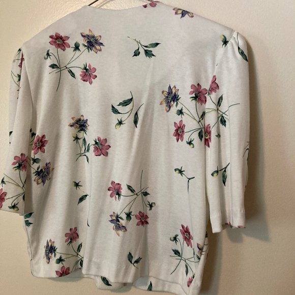 Vintage 1980's Stuart Alan Blouse & Pocketed Skirt Set. - Picture 3 of 10